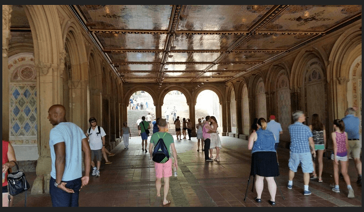 Underneath Bethesda terrace